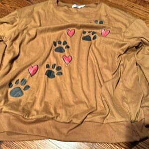 Ladies large long sleeve shirt. New